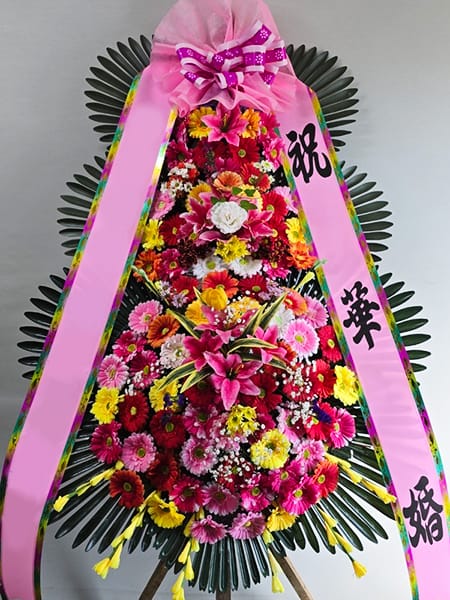 더컨벤션 영등포점 가장 인기있는 3단화환 기본형